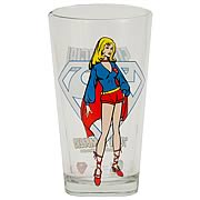 Supergirl Glass Toon Tumbler